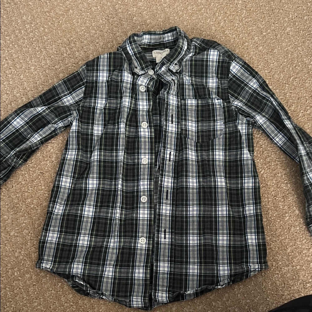 Crewcuts Classic Plaid Button Down Shirt